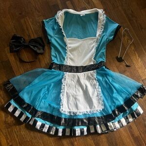 3 pc Alice In Wonderland costume